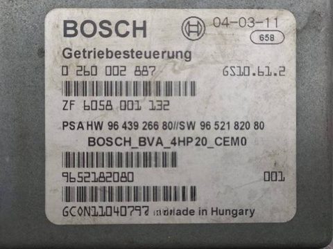 Блок управления АКПП Citroen C5, 2011 г., OEM ZF6058001132, арт. 1007943, фото 3