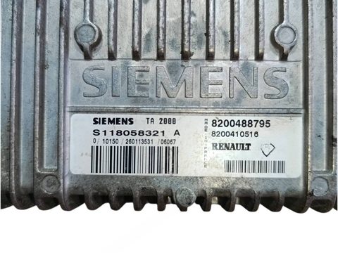 Блок управления АКПП Renault Laguna, 2005 г., OEM S118058321A, арт. 1056721303, фото 4