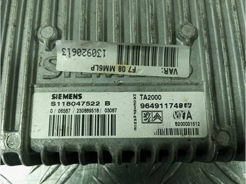 Блок управления АКПП Citroen C5, 2004 г., OEM 9649117480, арт. 119237, фото 2