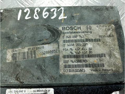 Блок управления АКПП Peugeot 607, 2003 г., OEM 0260002767, арт. 128632, фото 3
