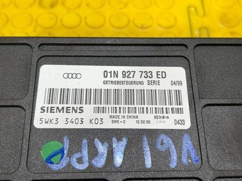 Блок управления АКПП Audi A4, 2000 г., OEM 01N927733ED, арт. 17879, фото 3