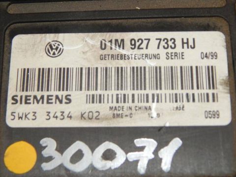 Блок управления АКПП Volkswagen Bora, 1999 г., OEM 01M927733HJ, арт. 30071, фото 3