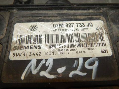 Блок управления АКПП Volkswagen Bora, 2000 г., OEM 01M927733JQ, арт. 30984, фото 2