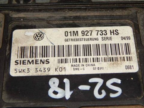 Блок управления АКПП Volkswagen Golf, 2000 г., OEM 01M927733HS, арт. 31182, фото 3