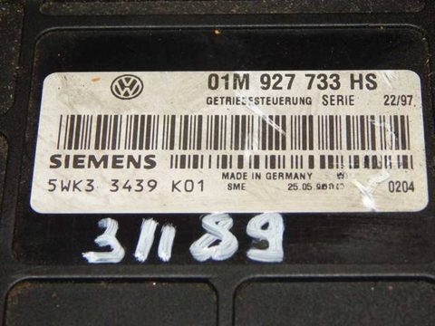 Блок управления АКПП Volkswagen Beetle, 1999 г., OEM 01M927733HS, арт. 31189, фото 2