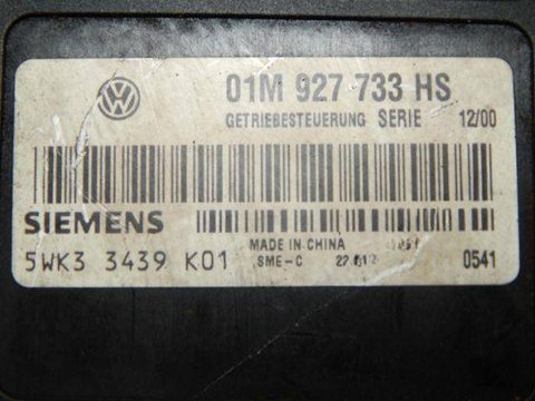 Блок управления АКПП Volkswagen Beetle, 2001 г., OEM 01M927733HS, арт. 33031, фото 2