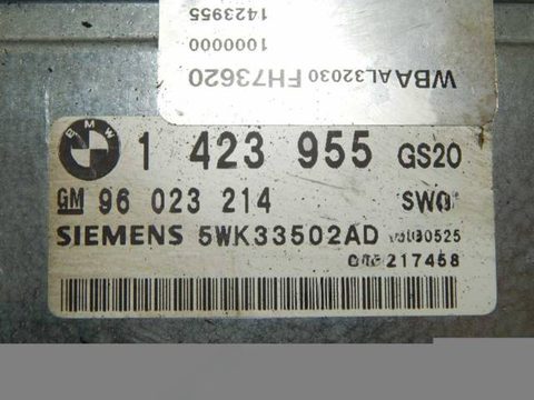 Блок управления АКПП BMW 3 E46, 2000 г., OEM 960232141423955, арт. 33568