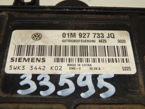 Блок управления АКПП Volkswagen Golf, 2001 г., OEM 01M927733JQ, арт. 33595