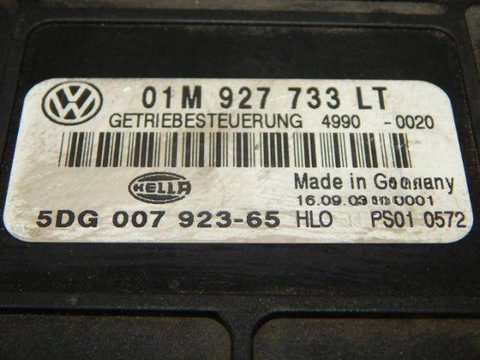 Блок управления АКПП Volkswagen Golf, 2004 г., OEM 01M927733LT, арт. 33596, фото 2