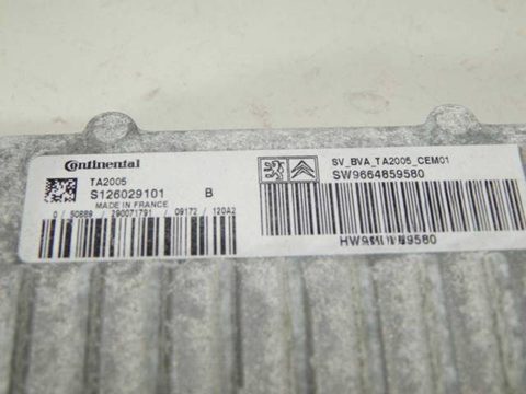 Блок управления АКПП Peugeot 308, 2009 г., OEM S126029101, арт. 34282