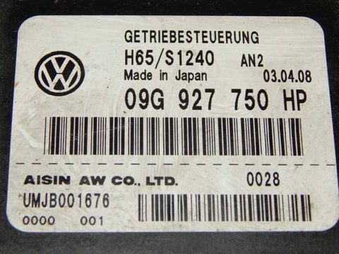 Блок управления АКПП Volkswagen Beetle, 2008 г., OEM 09G927750HP, арт. 34780