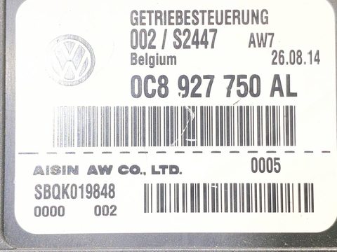 Блок управления АКПП Audi Q7, 2013 г., OEM 0C8927750AL, арт. 49382264, фото 5