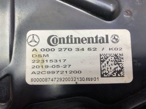 Блок управления АКПП Mercedes Vito W447, 2019 г., OEM A0002703452, арт. 84556, фото 4