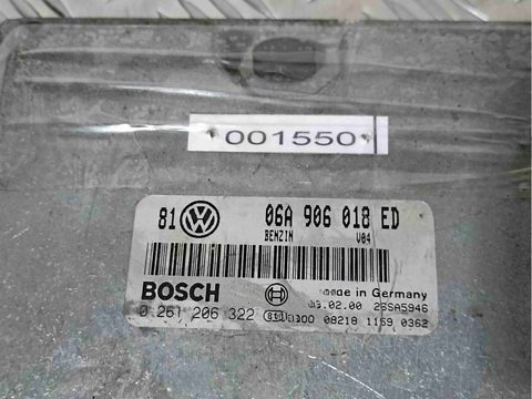 Блок управления двигателем Volkswagen Golf, 2000 г., OEM 06a906018ed, арт. 001550, фото 2