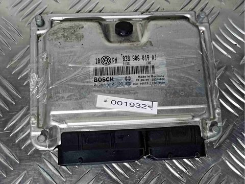 Блок управления двигателем Volkswagen Passat, 1999 г., OEM 038906019aj, арт. 001932