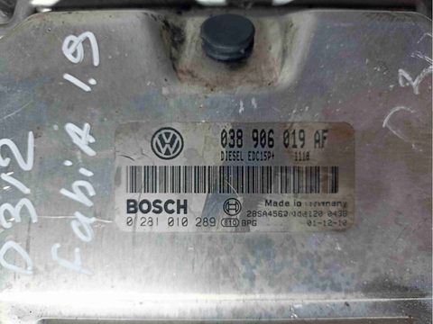 Блок управления двигателем Skoda Fabia, 2000 г., OEM 0281010289, арт. 00375, фото 3