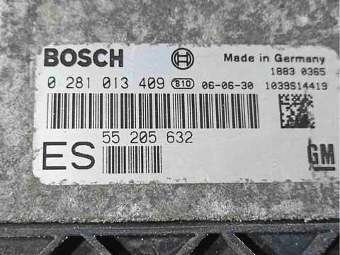 Блок управления двигателем Opel Vectra, 2005 г., OEM 0281013409, арт. 017155, фото 2