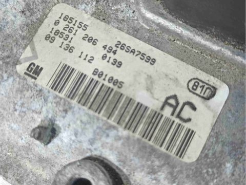 Блок управления двигателем Opel Vectra, 2000 г., OEM 09136112, арт. 017255, фото 3