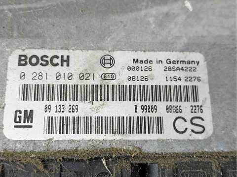 Блок управления двигателем Opel Zafira, 2000 г., OEM 0281010021, арт. 019905, фото 2