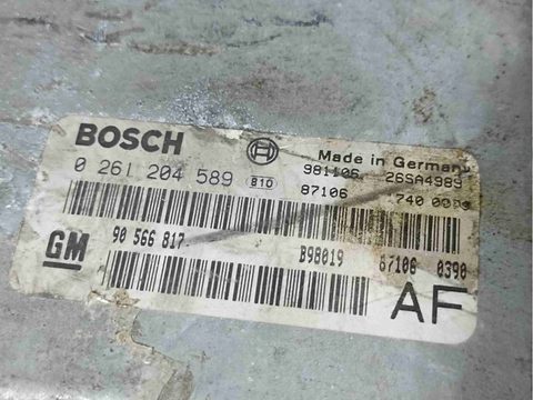 Блок управления двигателем Opel Omega, 1999 г., OEM 0261204589, арт. 023541, фото 2