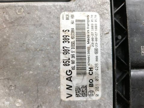Блок управления двигателем Audi A4, 2023 г., OEM 05L907309, арт. 10187, фото 4