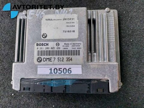 Блок управления двигателем BMW 3 E46, 2002 г., OEM 7512354, арт. 10506