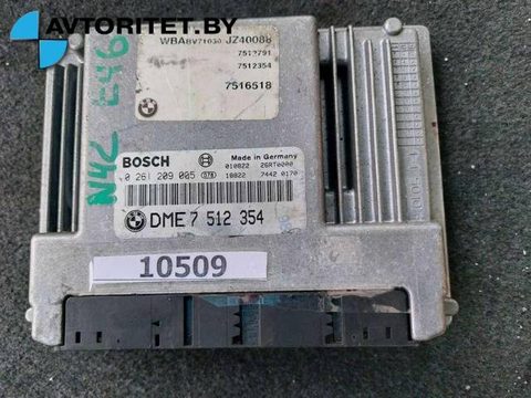 Блок управления двигателем BMW 3 E46, 2001 г., OEM 7512354, арт. 10509