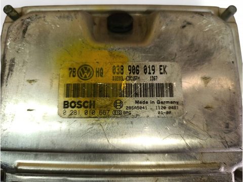 Блок управления двигателем Volkswagen Passat, 2000 г., OEM 038906019EK, арт. 105664625, фото 3
