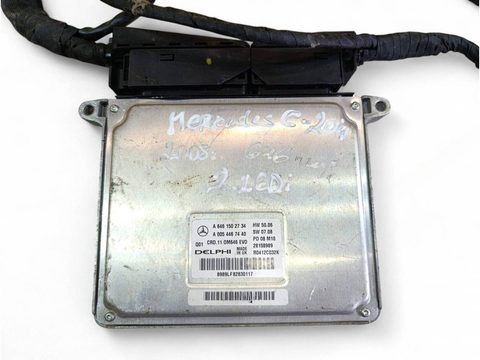 Блок управления двигателем Mercedes C W204, 2008 г., OEM A6461502734, арт. 105664627