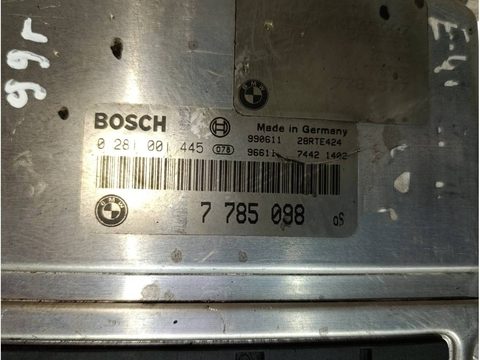 Блок управления двигателем BMW 3 E46, 1999 г., OEM 0281001445, арт. 105667454, фото 2