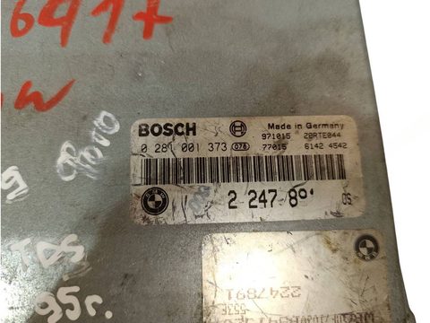 Блок управления двигателем BMW 5 E39, 1995 г., OEM 0281001373, арт. 105667852, фото 2