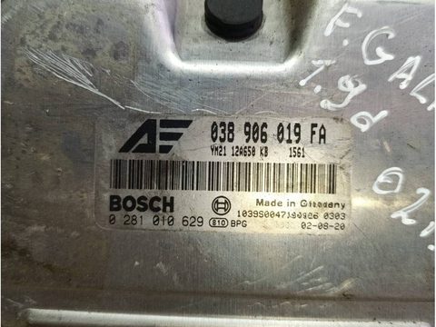 Блок управления двигателем Ford Galaxy, 2002 г., OEM 0281010629, арт. 1056721201, фото 2