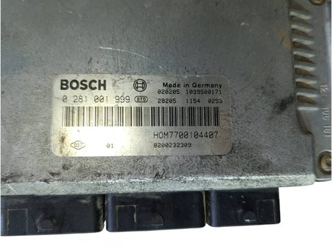 Блок управления двигателем Renault Espace, 2001 г., OEM 0281001999, арт. 1056721260, фото 4