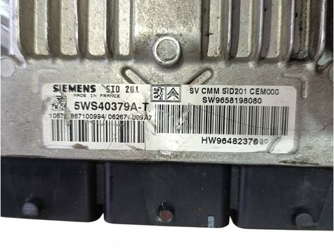 Блок управления двигателем Peugeot 607, 2006 г., OEM 5WS40379AT, арт. 1056721312, фото 3