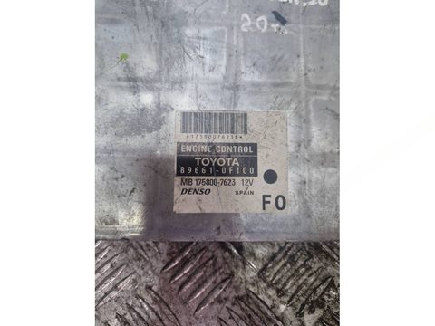 Блок управления двигателем Toyota Corolla Verso, 2008 г., OEM 896610F100, арт. 11013, фото 2