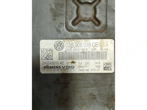 Блок управления двигателем Volkswagen Passat, 2007 г., OEM 03G906018CE, арт. 122502, фото 6