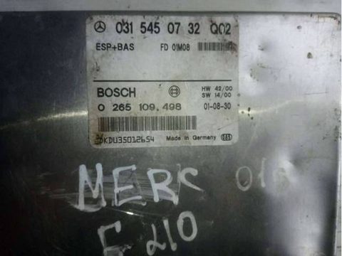 Блок управления двигателем Mercedes E W210, 2001 г., арт. 15212