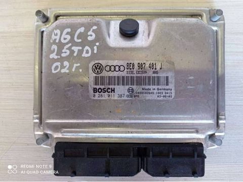 Блок управления двигателем Audi A6, 2002 г., арт. 17484