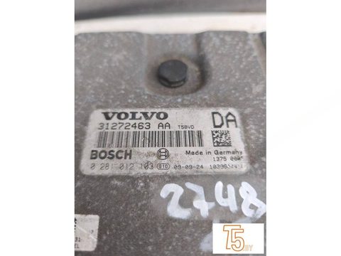 Блок управления двигателем Volvo S40, 2009 г., OEM 31272463, арт. 2748_4, фото 2