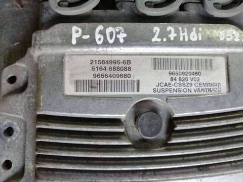 Блок управления двигателем Peugeot 607, 2006 г., арт. 4319, фото 2