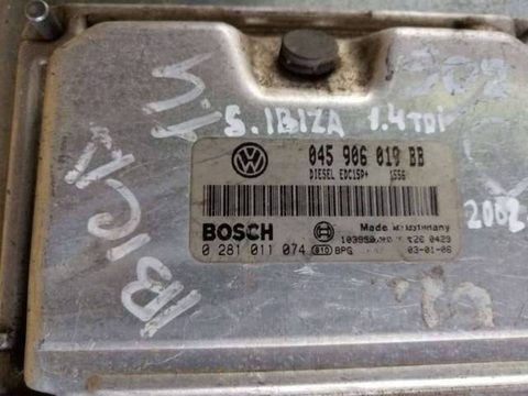 Блок управления двигателем Seat Ibiza, 2001 г., арт. 4332, фото 3