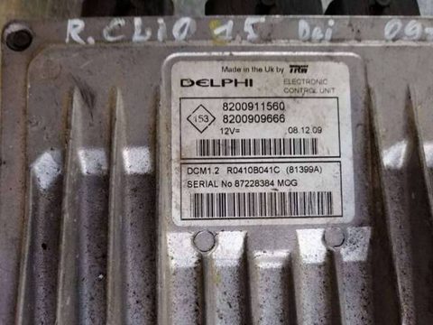 Блок управления двигателем Renault Clio, 2005 г., арт. 4335, фото 2