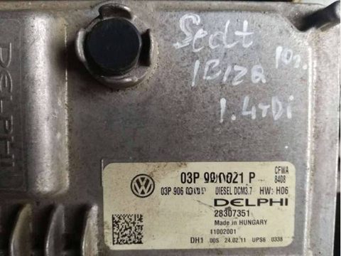 Блок управления двигателем Seat Ibiza, 2010 г., арт. 5748