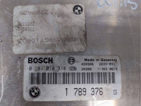 Блок управления двигателем BMW 5 E39, 2000 г., OEM 0281010314, арт. 60306417, фото 4