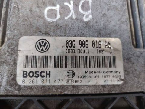 Блок управления двигателем Volkswagen Golf, 2006 г., OEM 0281011477, арт. 60306433, фото 3