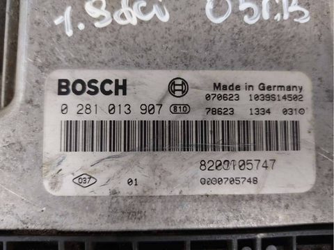 Блок управления двигателем Renault Scenic, 2005 г., OEM 0281013907, арт. 60306440, фото 2