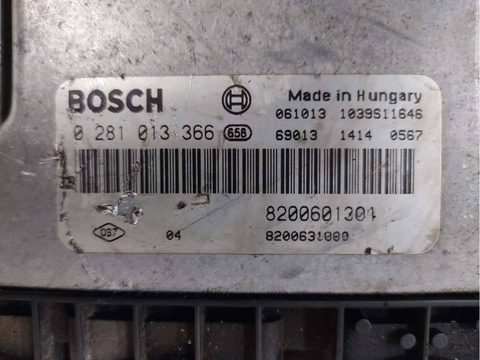 Блок управления двигателем Renault Scenic, 2006 г., OEM 0281013366, арт. 60306466, фото 3