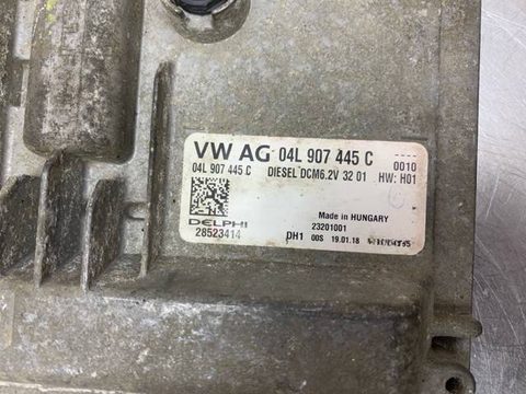 Блок управления двигателем Volkswagen Crafter, 2018 г., OEM 04L907445C, арт. 61803, фото 4