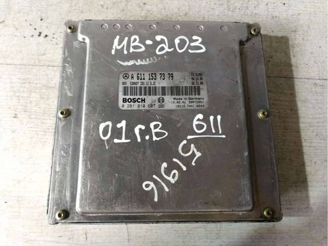 Блок управления двигателем Mercedes C W203, 2001 г., OEM 6111537379, арт. 64958362