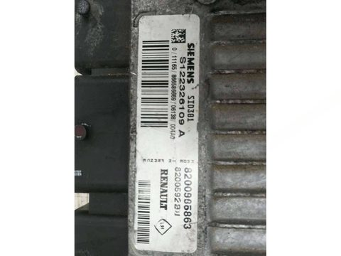 Блок управления двигателем Renault Scenic, 2006 г., OEM SID301, арт. 65112641
